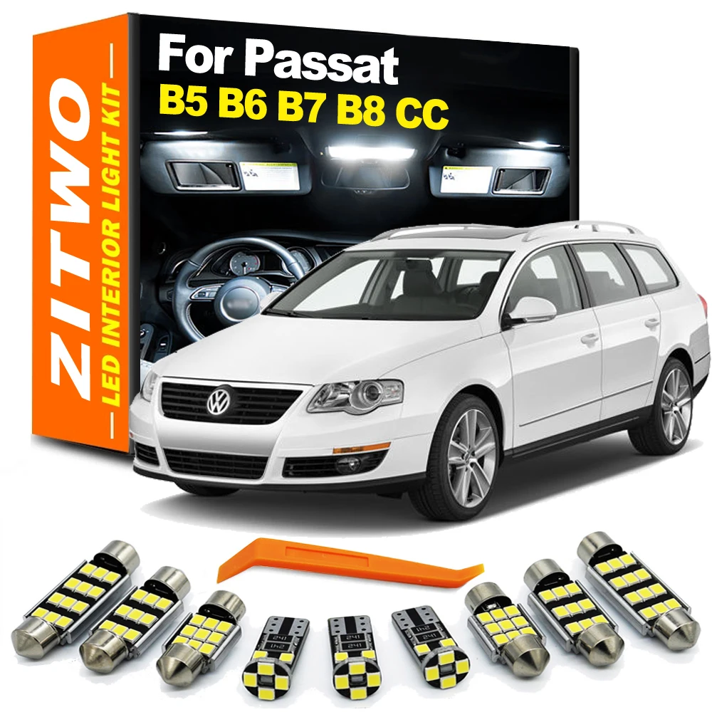 

Complete LED Interior Dome Light Kit For VW Volkswagen Passat B5 B6 B7 B8 CC Sedan Variant 1998-2020 Door Courtesy Bulb