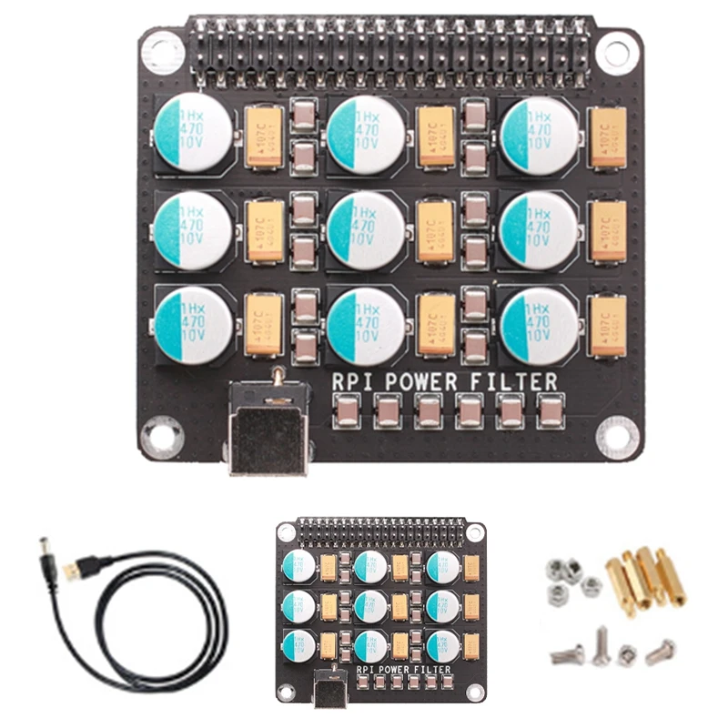 Power Filter Purification Board For Raspberry Pi DAC Audio Decoder Board HIFI Expansion Module F11-003