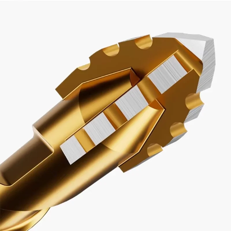 Upgraded four-edged sawtooth drill bit for tile drilling and concrete special electric drill ultra-high hardness drill bit