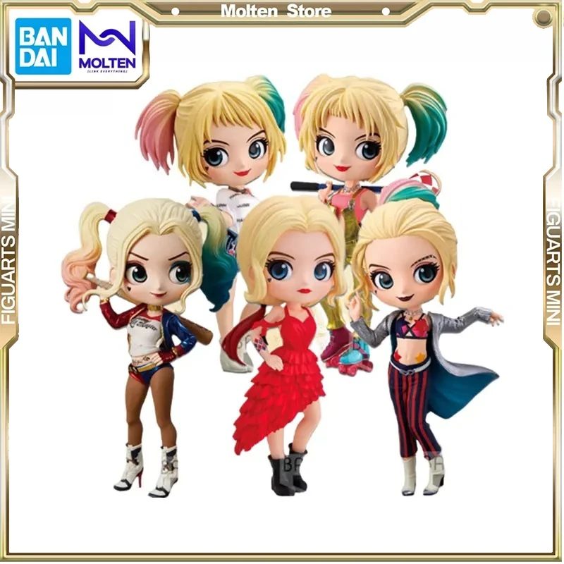 

Bandai Batman The Animated Series Action Figures Harleen Quinzel Harley Quinn PVC Original Classic Collection Model Ornament