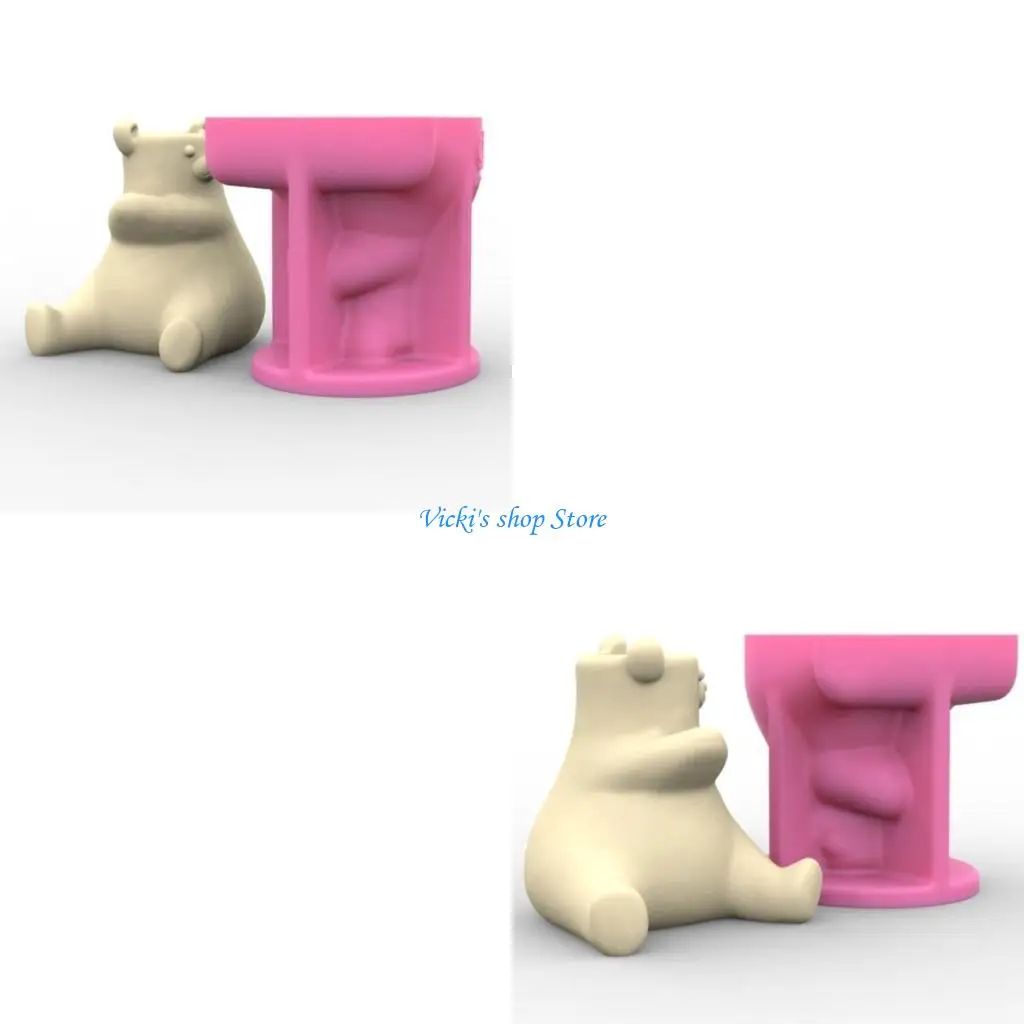 

Медведь сочные цветочные горшки, форма для ручки, силиконовая форма, бетонная штукатурка, кашпо