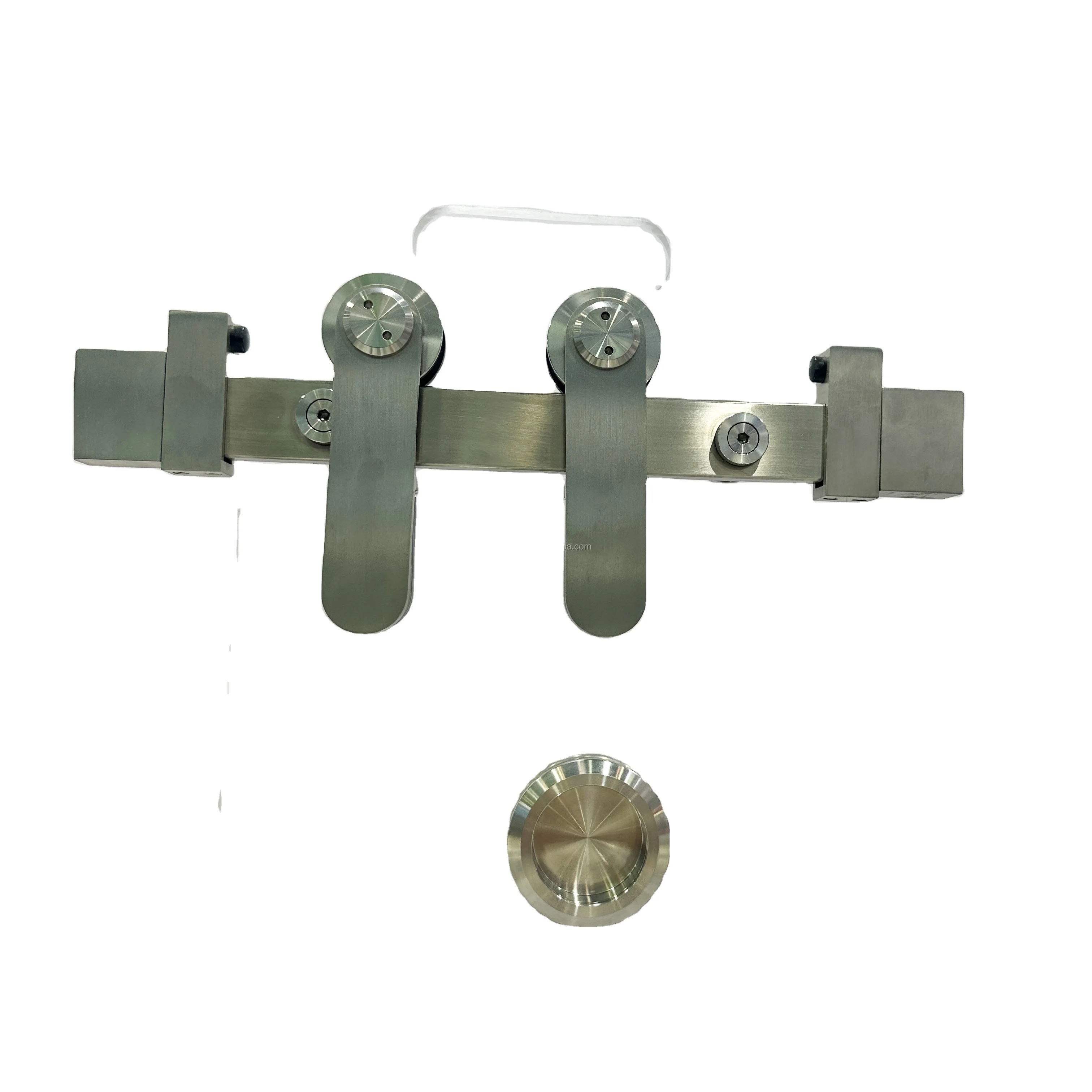 

D&F Top Sales Bathroom Sliding Shower Glass Door Slider Kit Stainless Steel Hardware System Accessories