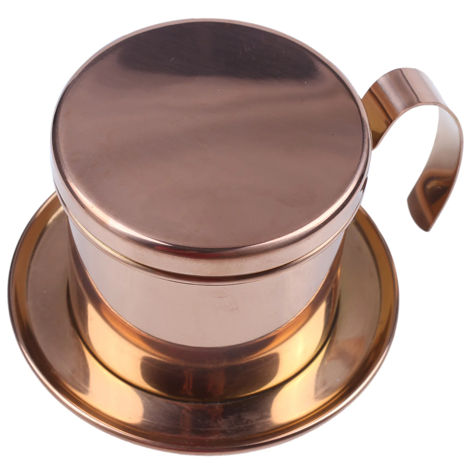 Stainless Steel Vietnamese Coffee Filter Single Cup Vietnam Hand Punch Pot Drip Filter Coffee Pot Vietnamese Coffee Pot Drip