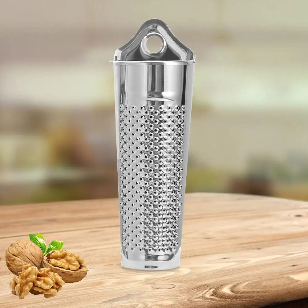 

Многофункциональная терка для мусора из нержавеющей стали, нержавеющая ручная терка для сыра, подвесная терка для цитрусовых, лимон