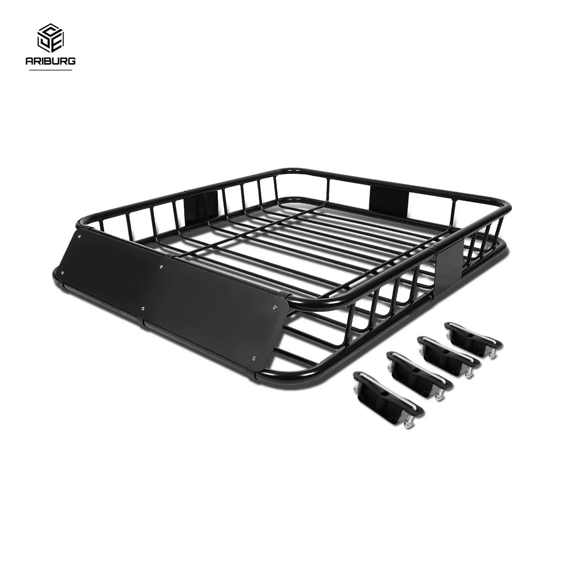 Roof Rack Rooftop Cargo Carrier Universal Heavy Duty Steel Roof Basket Car Top Luggage Holder for SUVs Cars 4runners Pick Up Tru