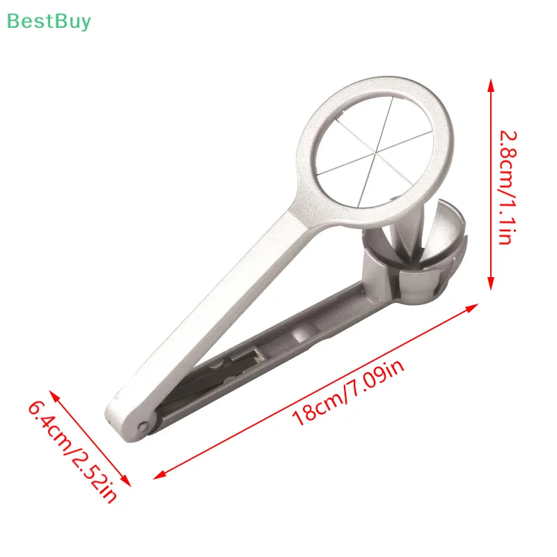 Practical Aluminum Alloy Manual Egg Cutter Portable Durable Preserved Egg Splitter Non-slip Section Divider Food Splitter Hotel