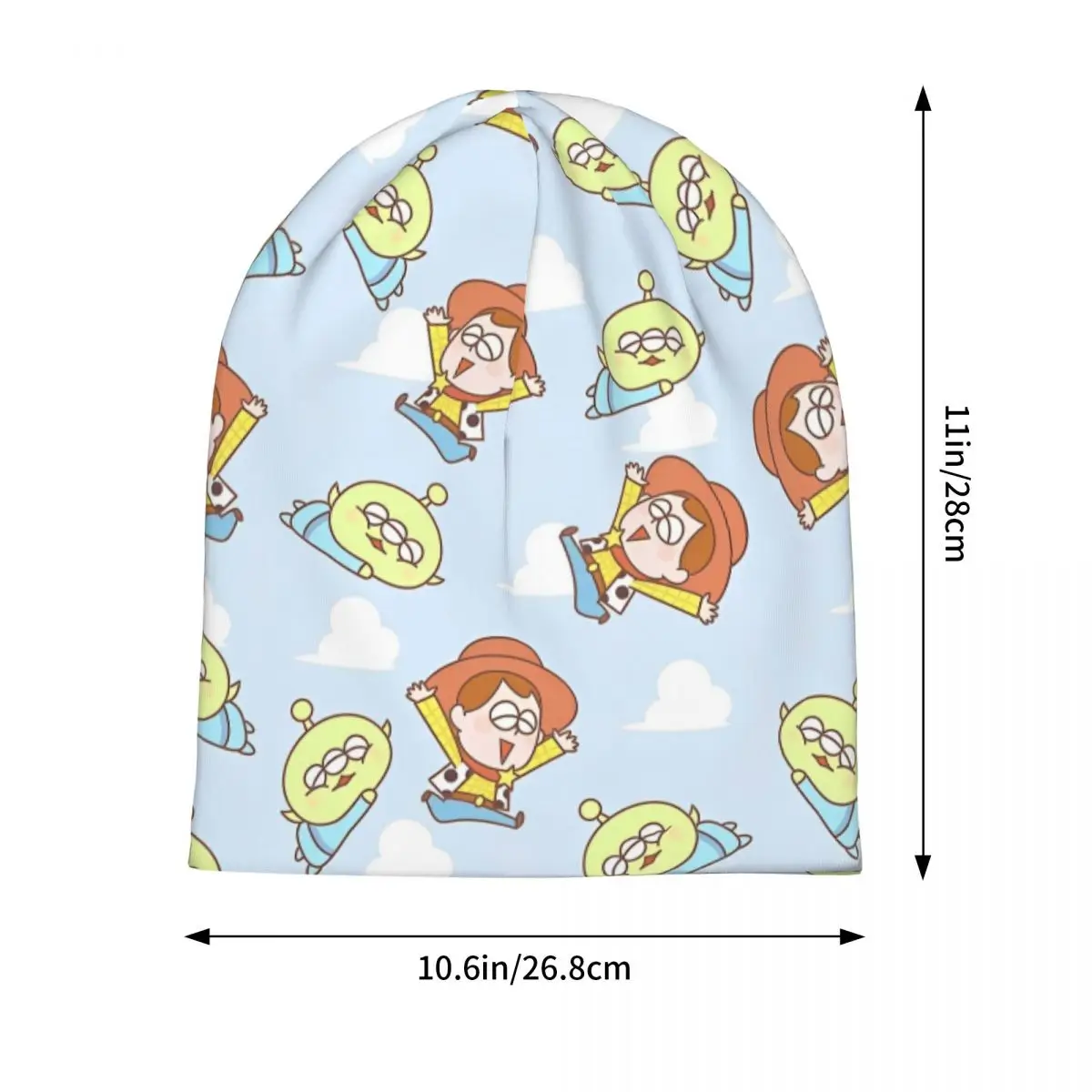 Simpatico cartone animato Toy Story Cappello a cuffia Hip Hop Street Kawaii Woody And Aliens Skullies Berretti Cappello Cappellini multifunzione da donna per uomo