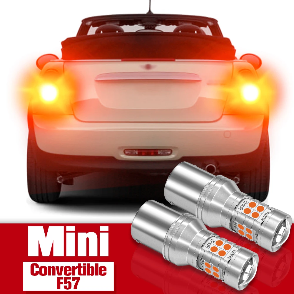 

2pcs LED Accessories Brake Light Bulb Lamp For Mini Cooper Convertible F57 2015 2016 2017 2018 2019 2020