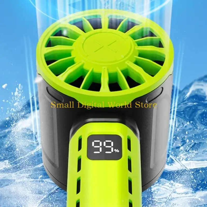 77UB Small Handheld 100 Speed USB Pocket Fan Quiet Portables Fan for Office Home
