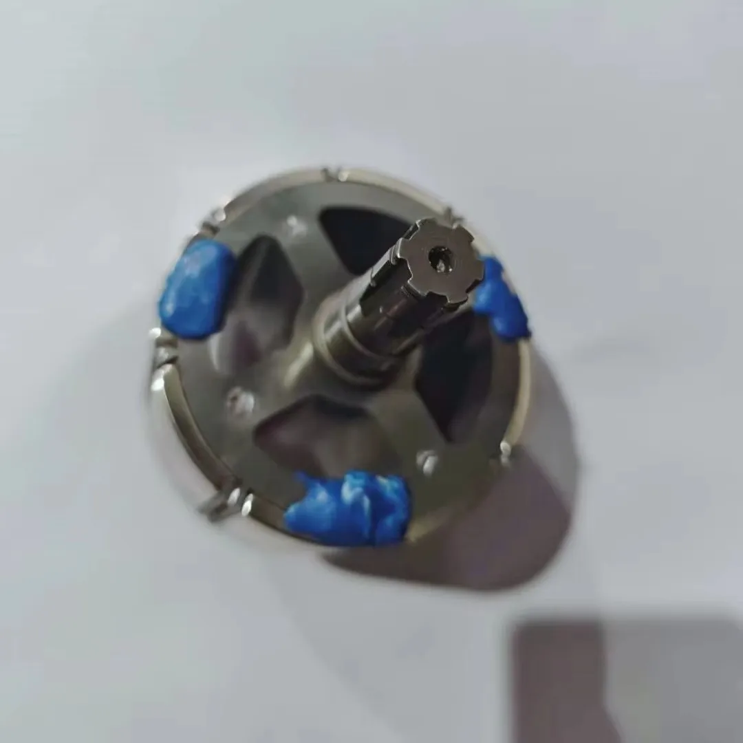 For Hot-selling 6000W Square-wave Brushless DC Mid-drive Motor Metal Splined Output Shaft Encoder Optional for Electric