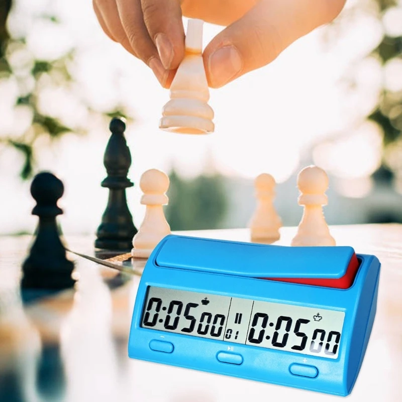 

Chess Clock Digital Timer, Multifunction Count Down Game Clock Timer for International Chess Board Game for All Age Use