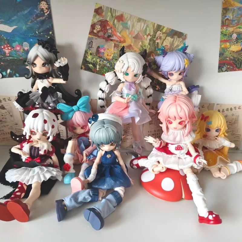 

Mogo Bloom Blind Box 1/12 BJD Anime Figure Mystery Box Moveabl Anime Doll Collect Desktop Decor Action Figure Trend Toys Gift