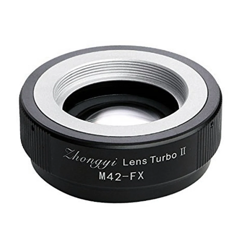 Zhongyi Mitakon M42-FX Adapter Focus Reduction Light Increase Adapter Ring for M42 Mount Lens to Fuji X APS-C Frame Camera