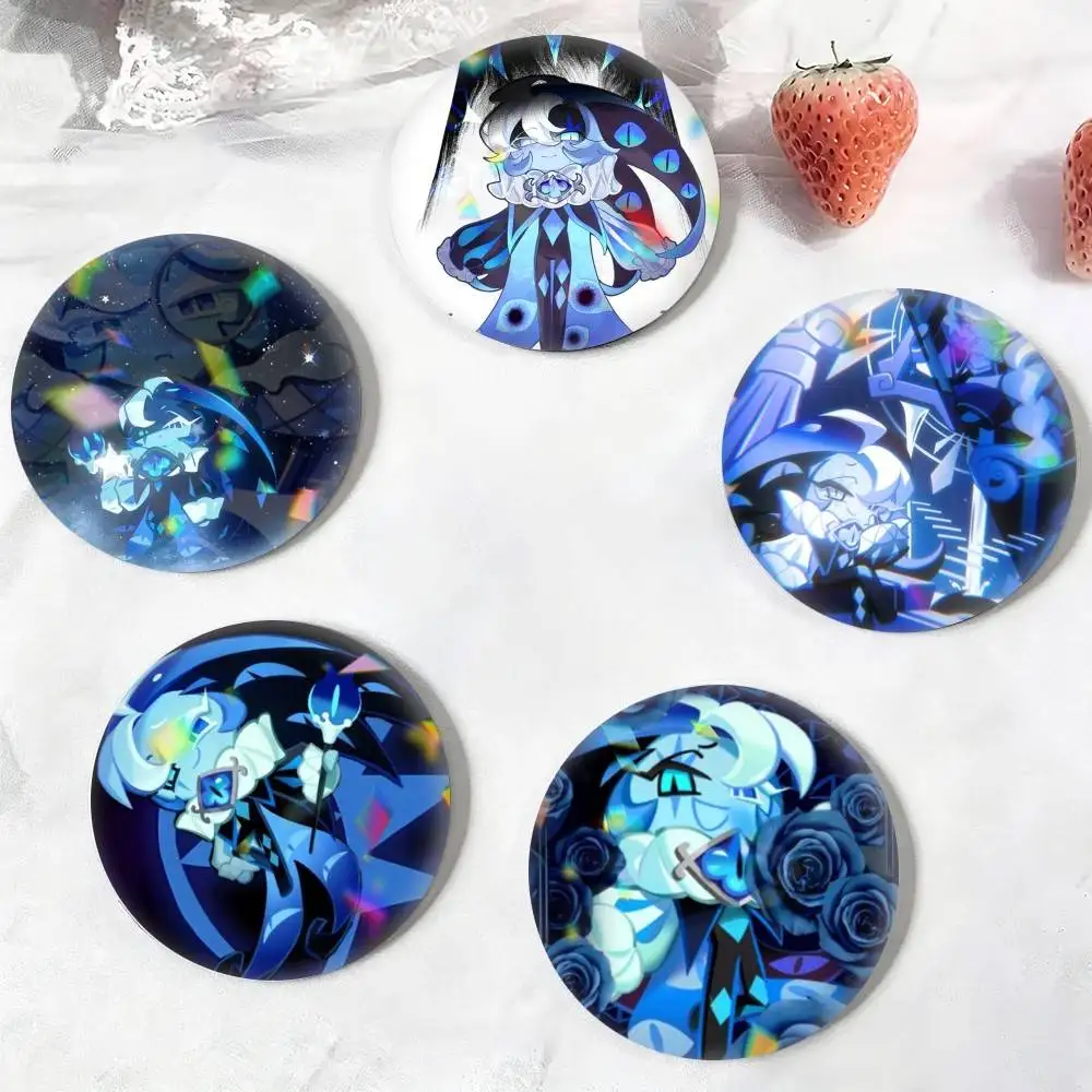 Cute S-Shadow milk cookie  25mm 32mm 44mm 58mm 75mm Brooches Badges Pins for Accessories Gift
