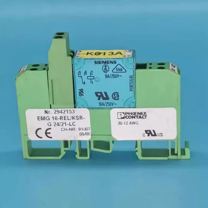 （Second-hand）1pcs/lot 100% original genuine relay:RELAY MODULE EMG10-REL/KSR-G 24/21-LC 2942153