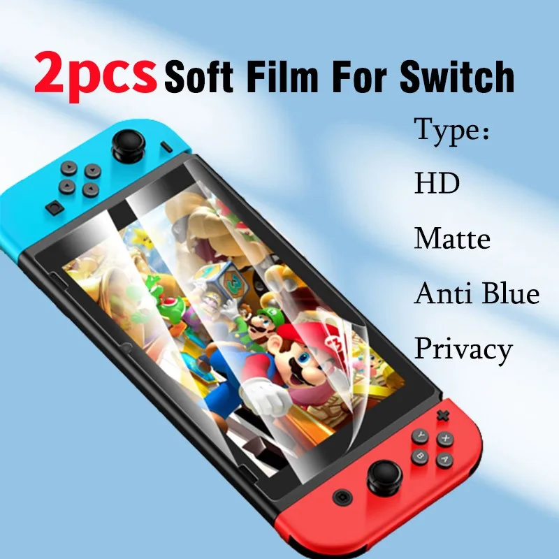 TPU HD Hydrogel Film for Nintendo Switch Lite Protective Matte Screen Protector for Nintend Switch Oled Accessories Screen Film