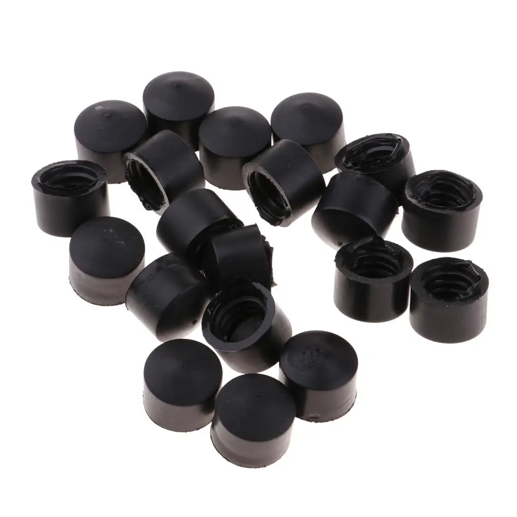 

3x 2 Replacement Cups Skateboard Longboard Accessories Tube Choices Black