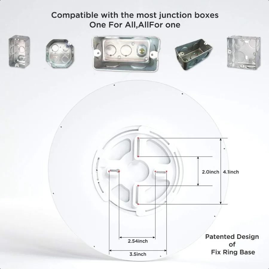 탈로야 플러시 마운트 12인치 천장 조명 밀크 화이트 쉘 20W 표면 장착 LED 조명기구 침실 주방용 5가지 색온도
