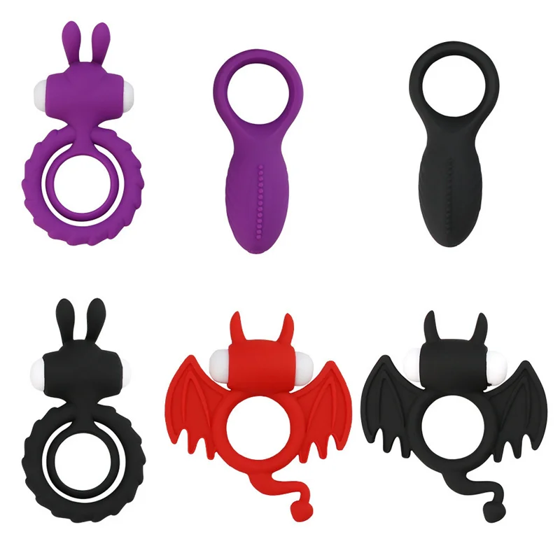 

Delay Ejaculation Penis Rings Vibrating Cock Ring For Men Toys Ultra Soft Stretchy Intense Clit Stimulation Couples Tool