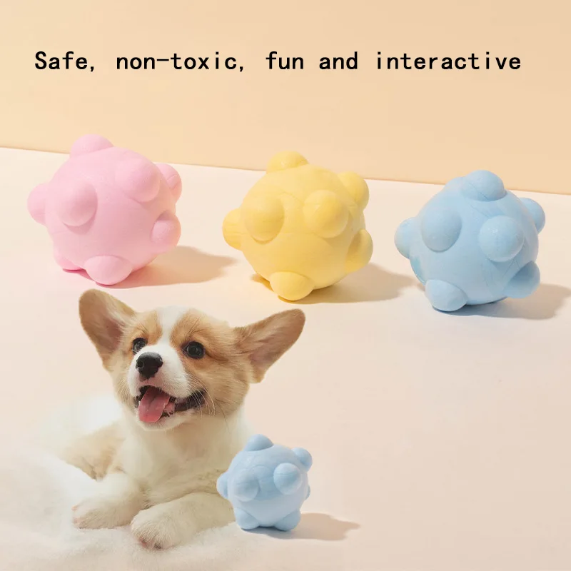 Fun new pet ball toys TPR material safe and non-toxic chewing and biting resistant dog toys popular pet supplies fashionable