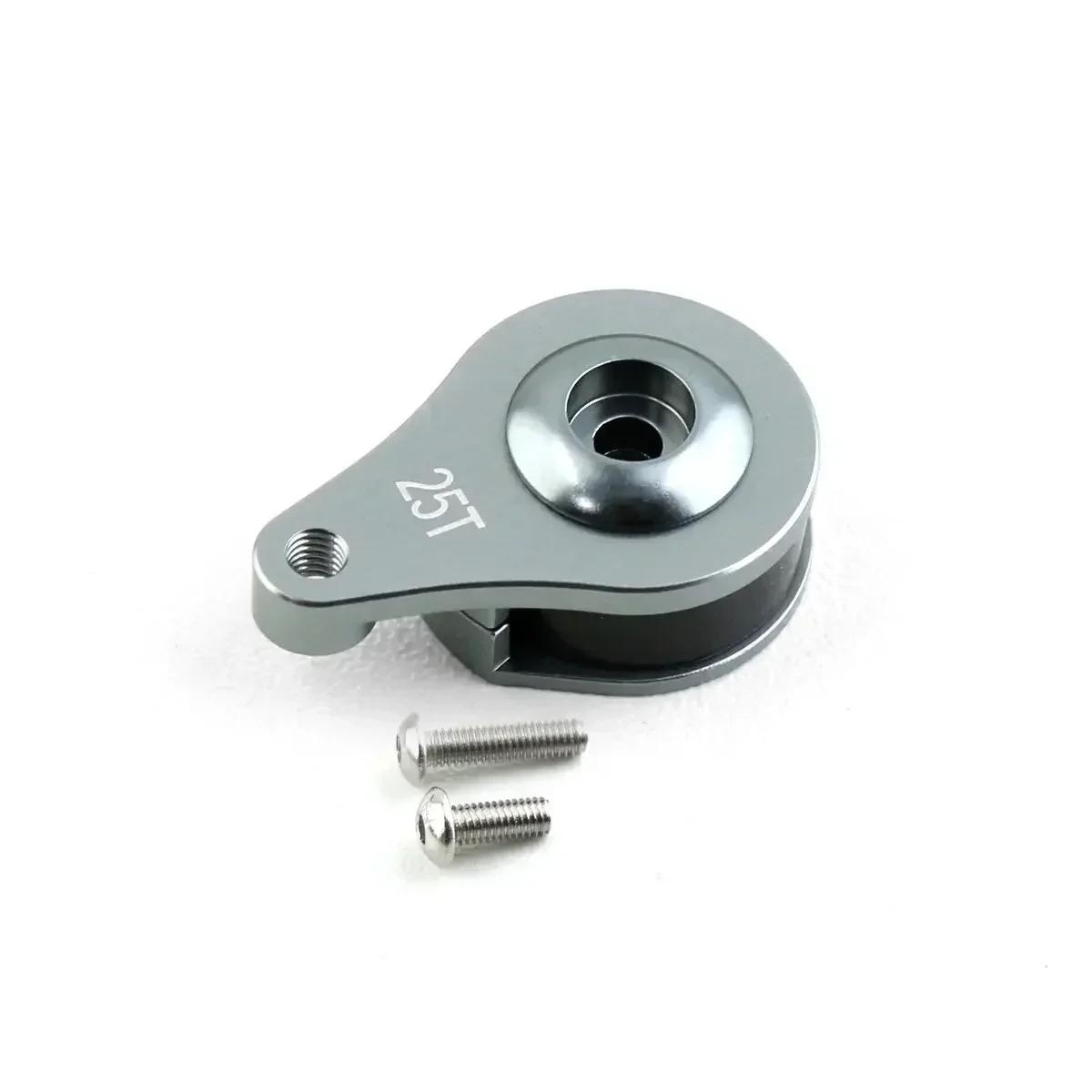 15mm furo único 25T braço servo de liga de metal ajustável para carro FUTABA/SANWA/TACTIC/ACOMS/TAMIYA 1/10 RC