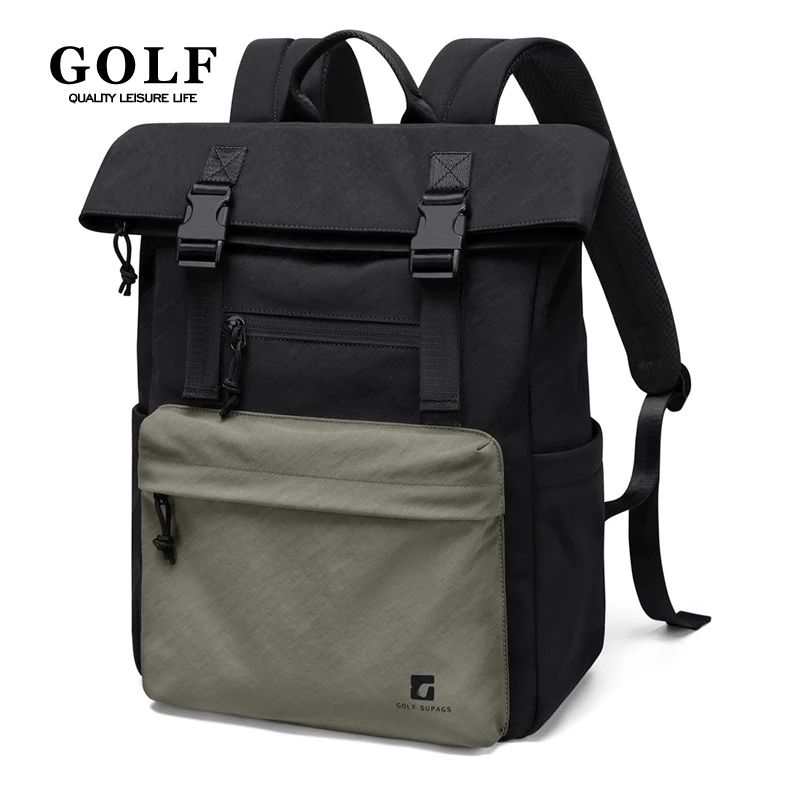 

GOLF Large Capacity Unisex Backpack Lightweight Multilayer Travel Bag 16 inch Laptop Backpack Waterproof Shoulder Bag