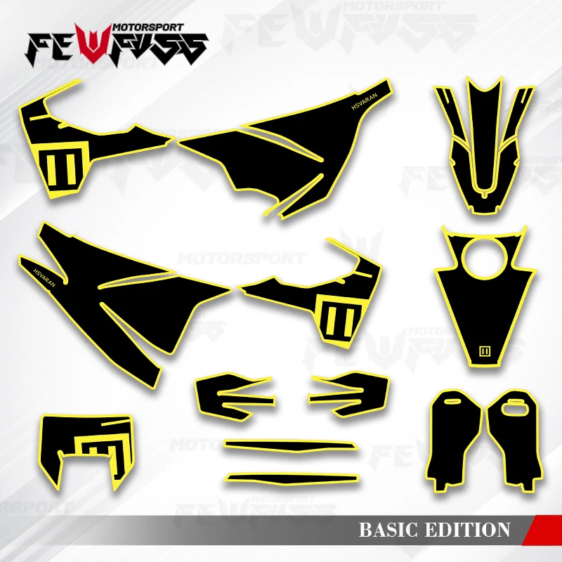 

Графические наклейки Fewfuss, наклейки для мотоцикла, фон на заказ для Husqvarna 15-20 701, SUPERMOTO ENDURO 2015 2016-2020