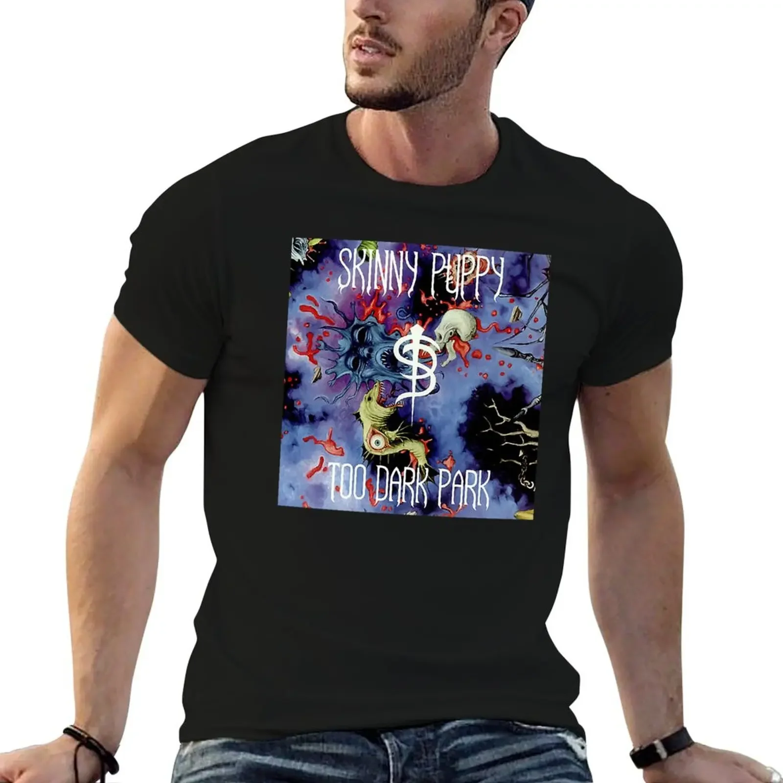 

Skinny Puppy Band T-Shirt graphic tee shirt custom t shirt graphic t shirts sports fans fitted t shirts for men