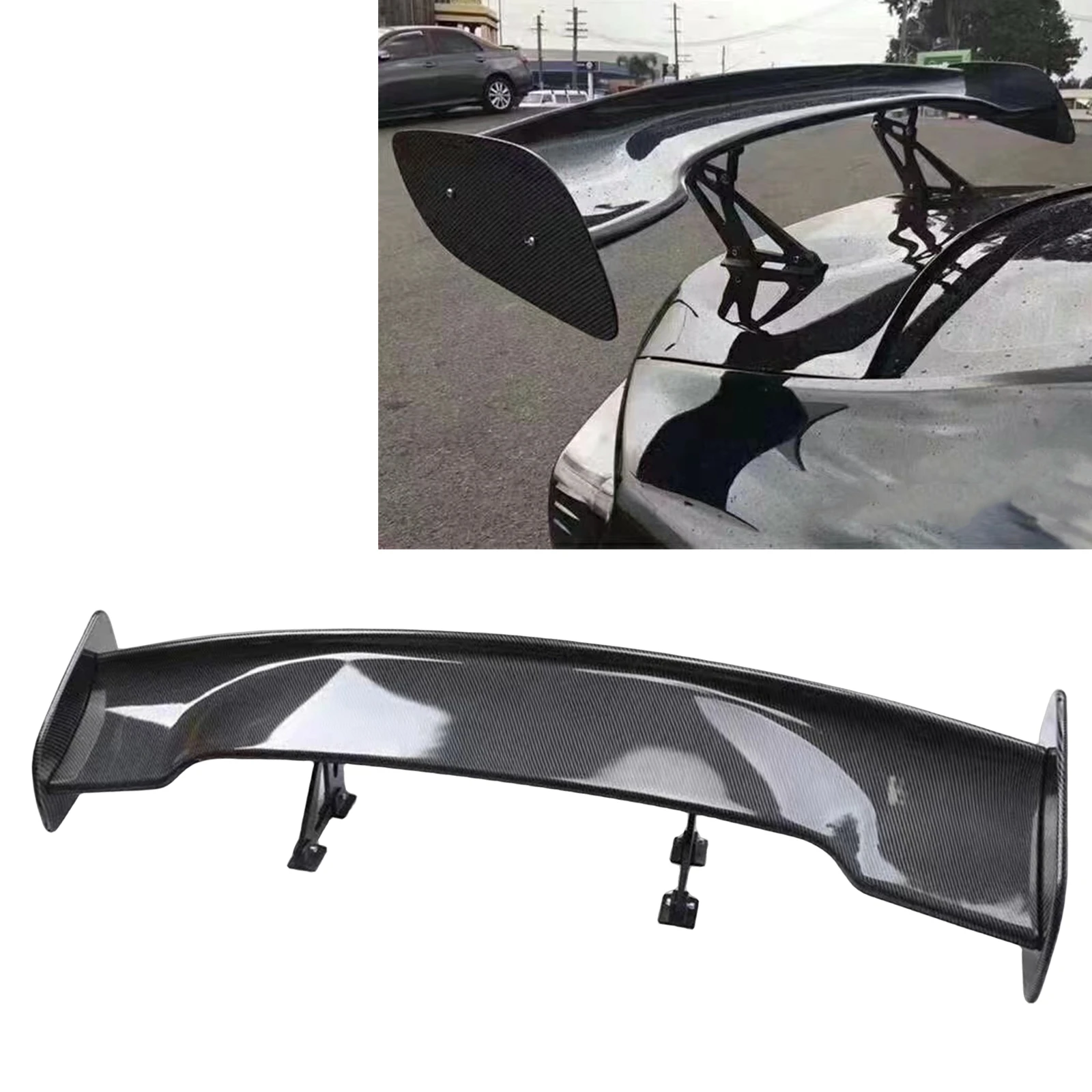 

Rear Trunk Spoiler Wing For Toyota GT86 Subaru BRZ Coupe 2013 2014 2015 2016 2017-2020 Real Carbon Fiber Tailgate Splitter Lip