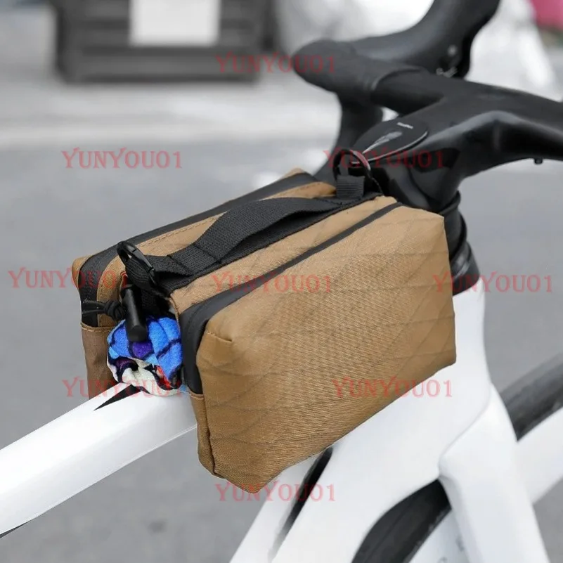 Bicycle Front Beam Bag Tube Bag Mountain Bike Saddle Bag Portable Backpack Riding Equipment