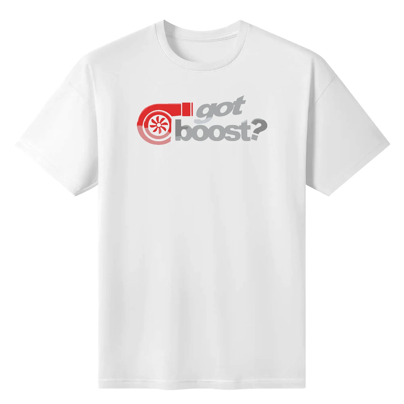 

Got Boost Turbocharger Tee Shirt - Automotive Got Boost Turbo T-shirt - Red