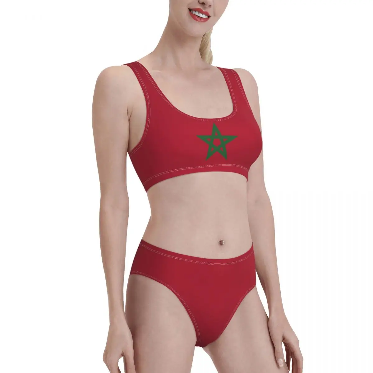 Maroc Feel-Maillot de bain deux pièces pour femme et fille, ensemble de bikini d'été, vêtement de plage