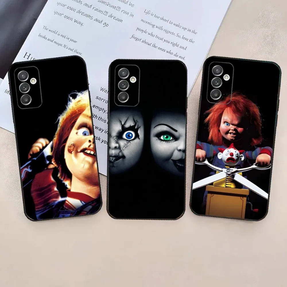 

C-Chucky C-Childs Play Phone Case For Samsung Galaxy A20,A21s,A22,A31,A32,A52,A53,A72,73,A80,A91 Soft Black Phone Cover