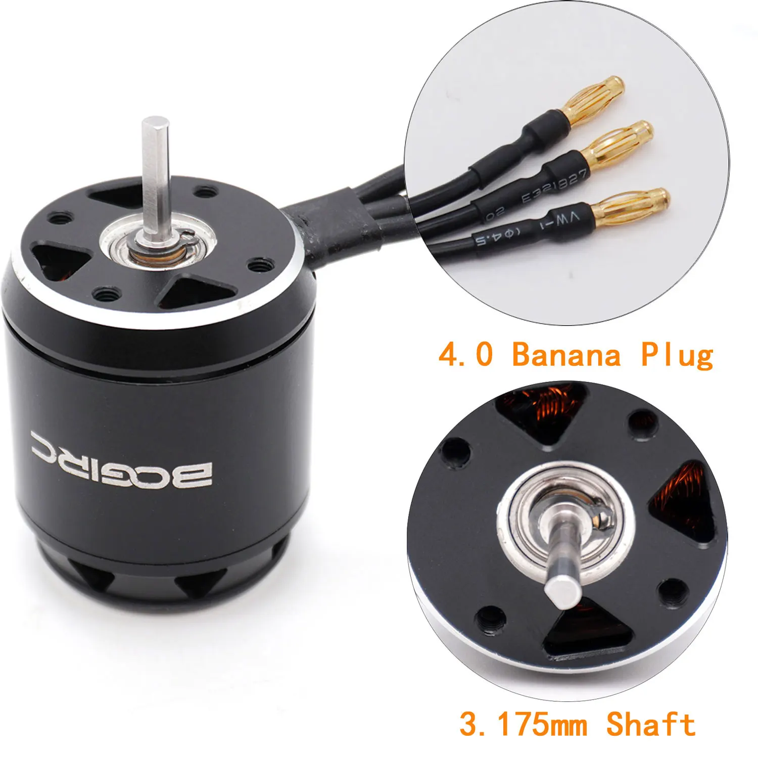 BOGIRC 3642 ブラシレスモーター AM32 80A ESC 1/10 1/8 RC トラクサス TRX4 TRX6 アキシャルクローラー車用