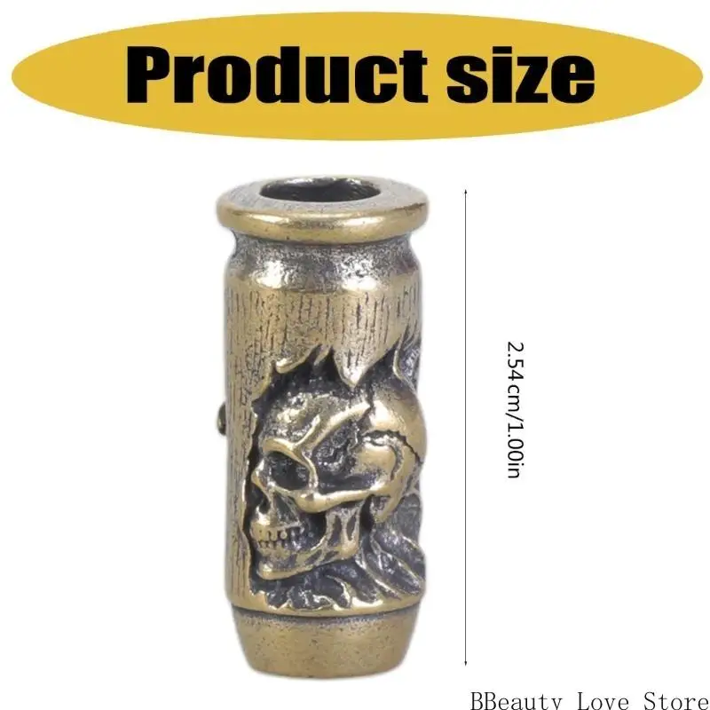 Skeleton Head Swords Pendant Skeleton Tube Beads Pendant Backpack Decoration for Camping and Hiking