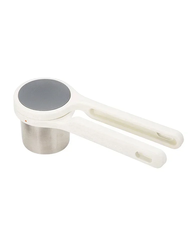 

Hot salesMashed potato clamper, household stainless steel, egg supplement, baby masher, spinning masher