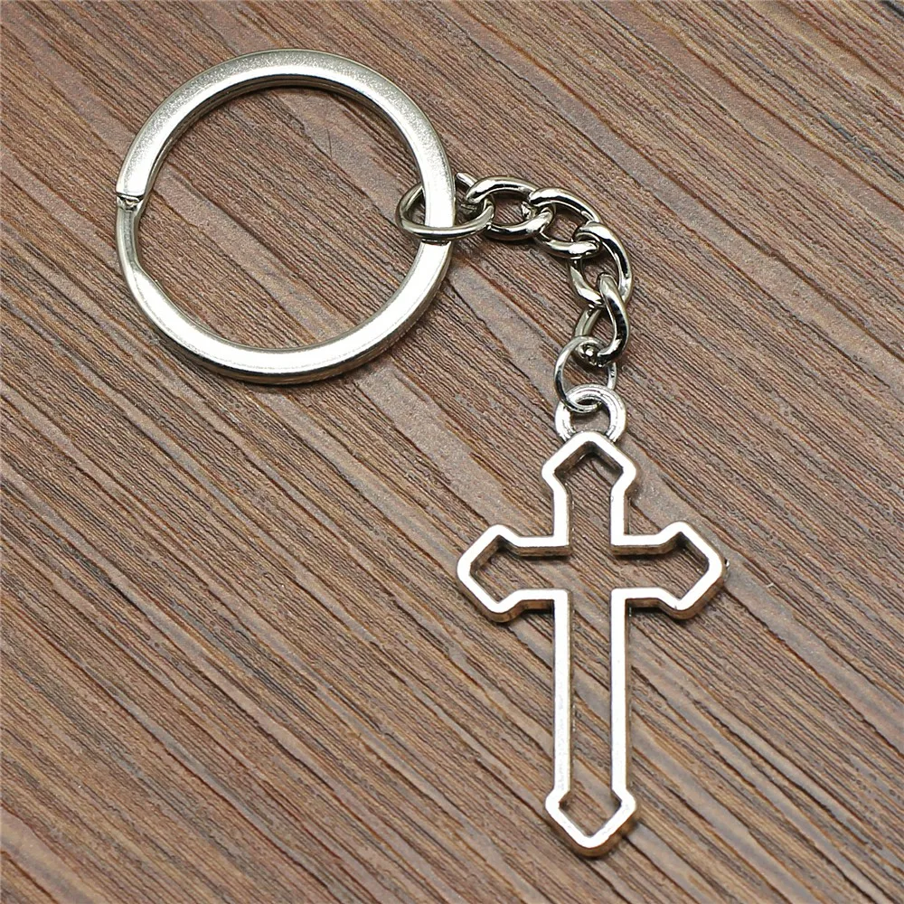 سحر يسوع الصليب سبائك قلادة سلاسل المفاتيح يسوع المسيحية التبعي مفاتيح عبر المفاتيح سيارة مفتاح سلسلة حلقة حامل ون مجوهرات