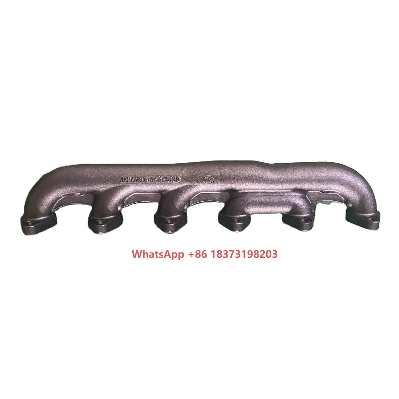 

New 6D107 Engine Exhaust Manifold 6754-11-5120 for Wheel Loader WA250-6 WA320-6 WA380-6