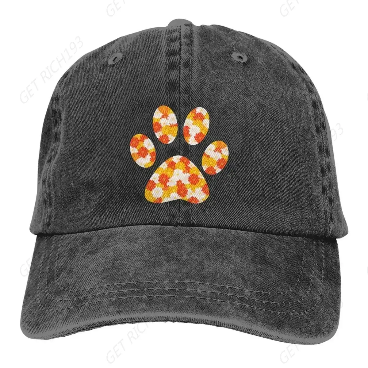 

Dad Hats Animal Paw Floral Daisy Autmn Pattern Women'S Hat Sun Visor Baseball Caps Animal Male Hip Hop Sports Cap