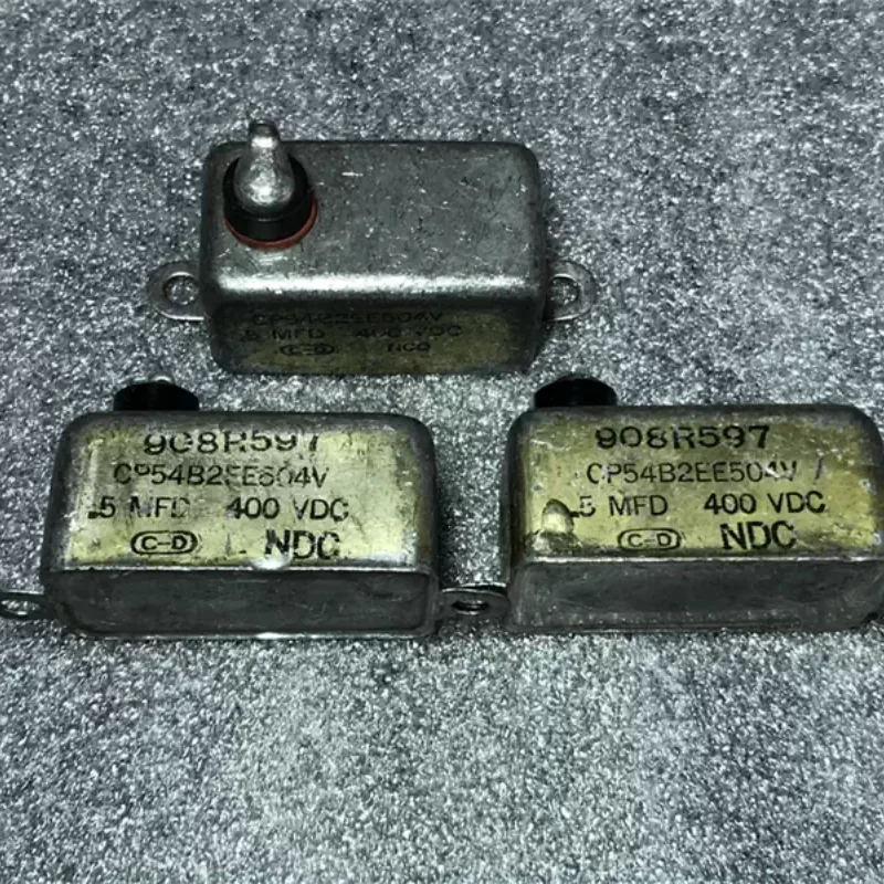 C-D CDE Large D 0.5UF Generation 0.47uf400V Copper Shell Gallbladder Machine Coupled Oil Immersed Capacitor from the United Stat