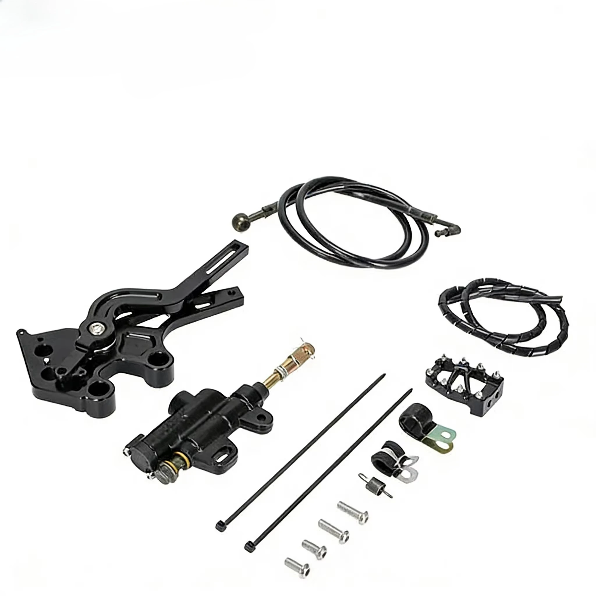 7075 Aluminum CNC Rear Foot Brake Assembly Kit For Talaria Sting MX3 MX4 Electric Dirt Bike Halloween Off Road Riding Parts
