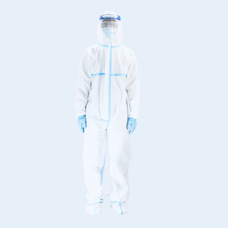 White Coverall Protection clothing Protective Disposable Clothing Disposable Factory Safety Clothing Spot can be wholesale