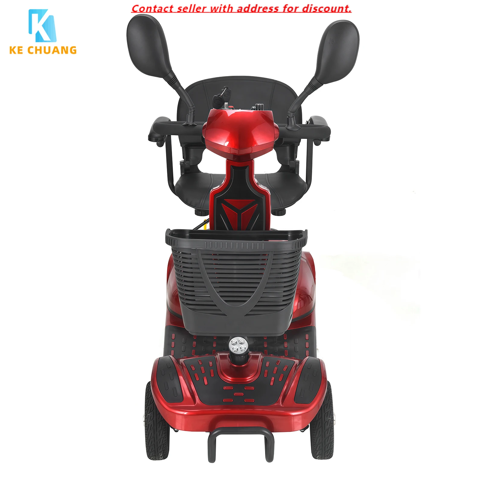 

High Quality Custom All Terrain 150KG Load4 Anti-tilt Wheels Folding Handicapped Mobility Scooters Electric 4 Wheel