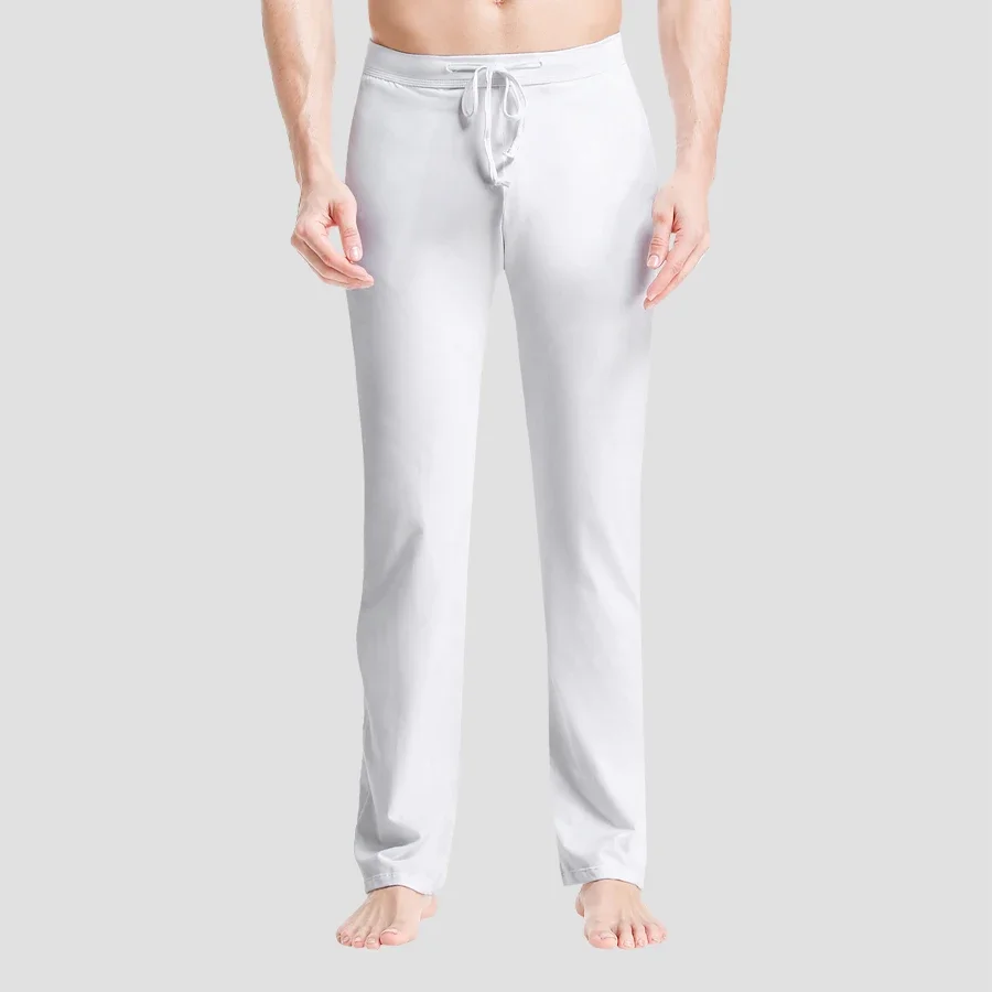 5 uds. Pantalones de casa informales de algodón fino de verano para hombre, pantalones de pijama deportivos para hombre, pantalones de casa ajustados