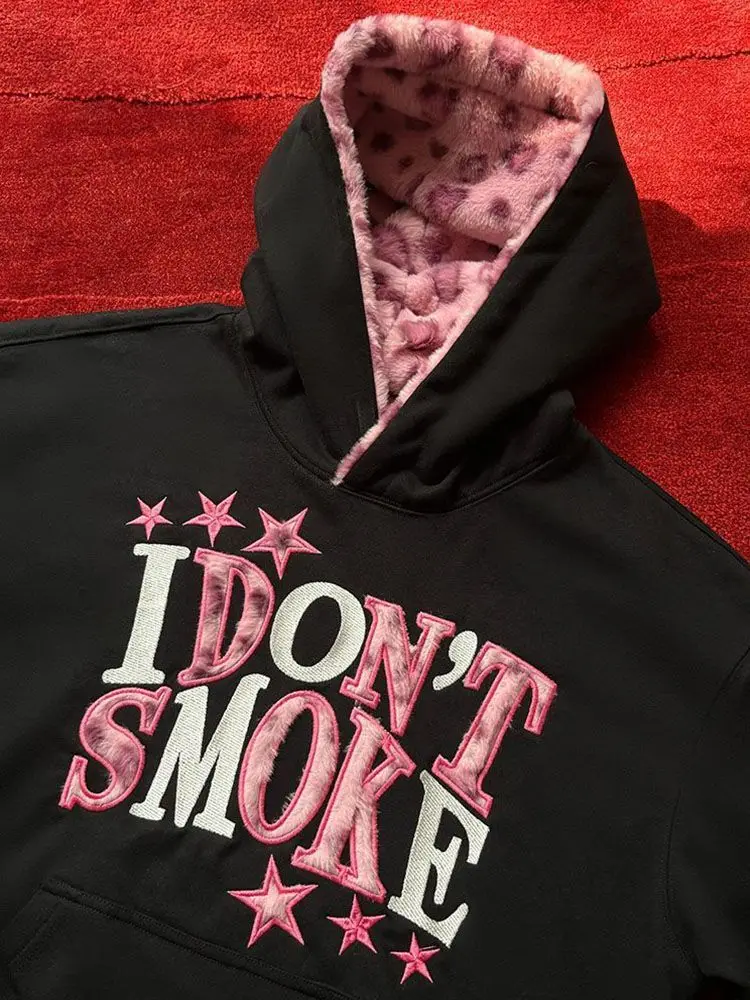 

Subculture Punk Leopard Print Hoodie Women Autumn Casual Y2k Gothic Harajuku Sweatshirts Tops 2025 Vintage Coats Jackets