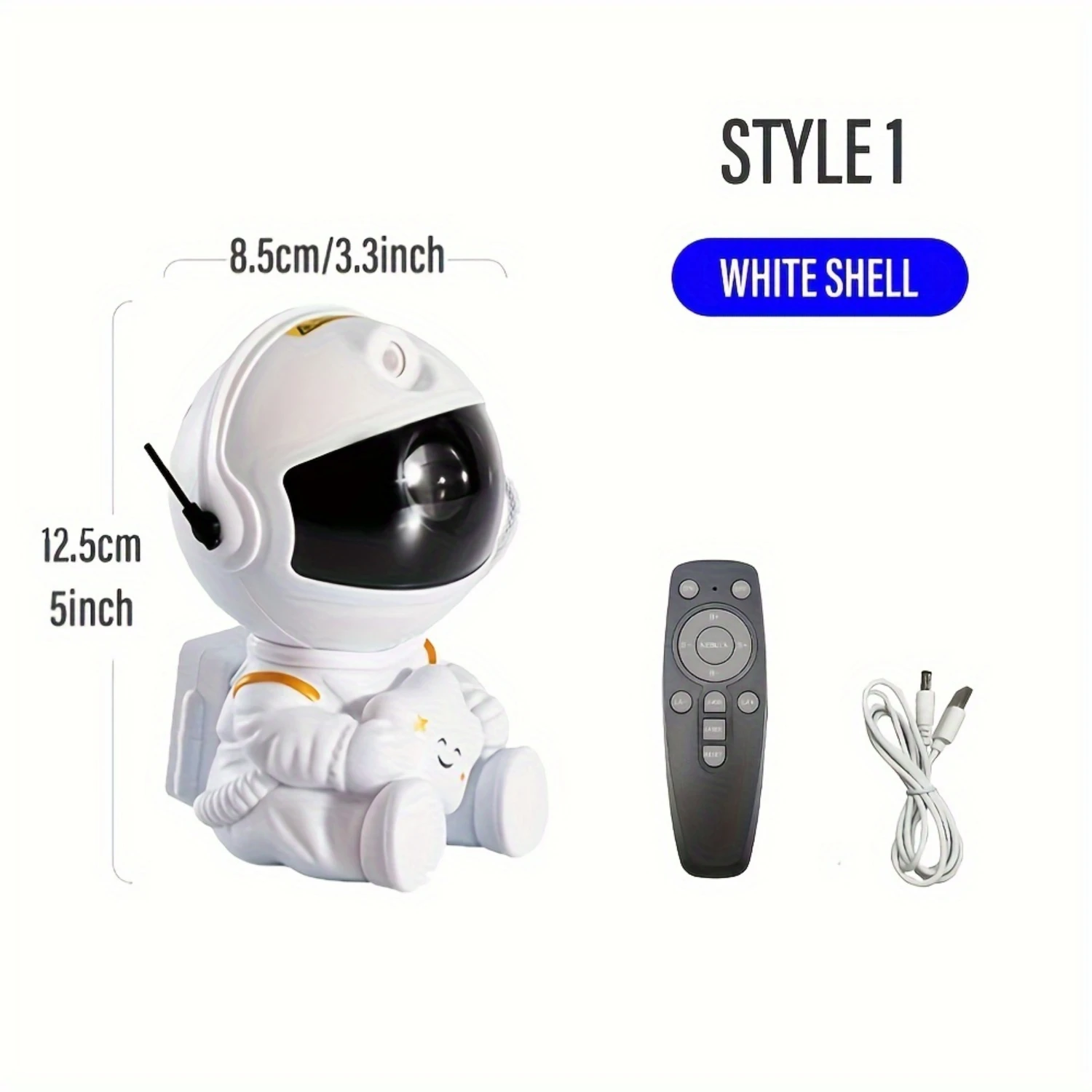 Projector, Astronaut Nebula Projector, Starry Night Projector With  Control Night Light For Adult Playroom/ Theater/Ceiling/Room