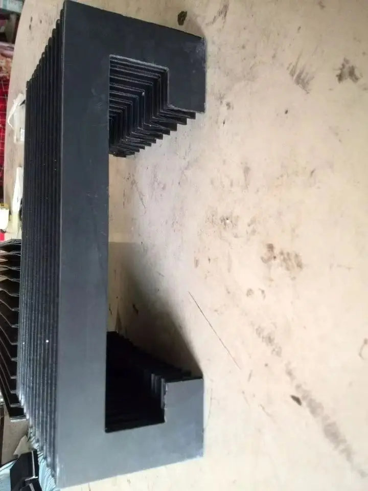 Unfold 400mm,width 320mm,height 55 mm Protective Accordion Bellow Dust Covers for CNC