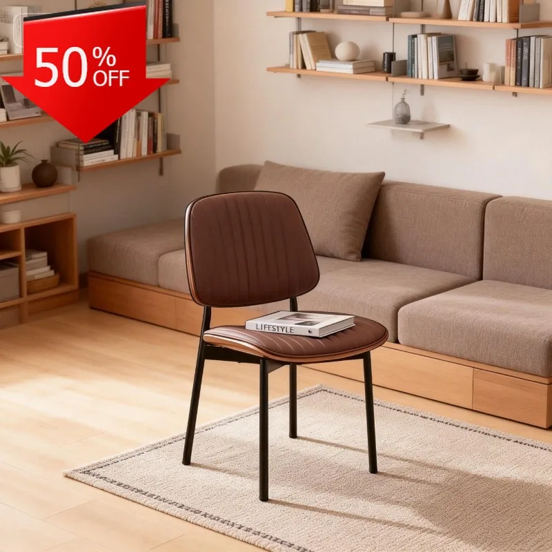 

Modern Italian Minimalist Luxury Dining Chairs Designer Backrest Hotel Restaurant Home Kitchen Dining Room Stuhl Accent Chair