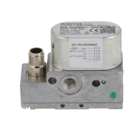 

AVENTICS R414002401 3/3 Pneumatic Solenoid Valve - Solenoid/Solenoid G 1/8 ED02 Series