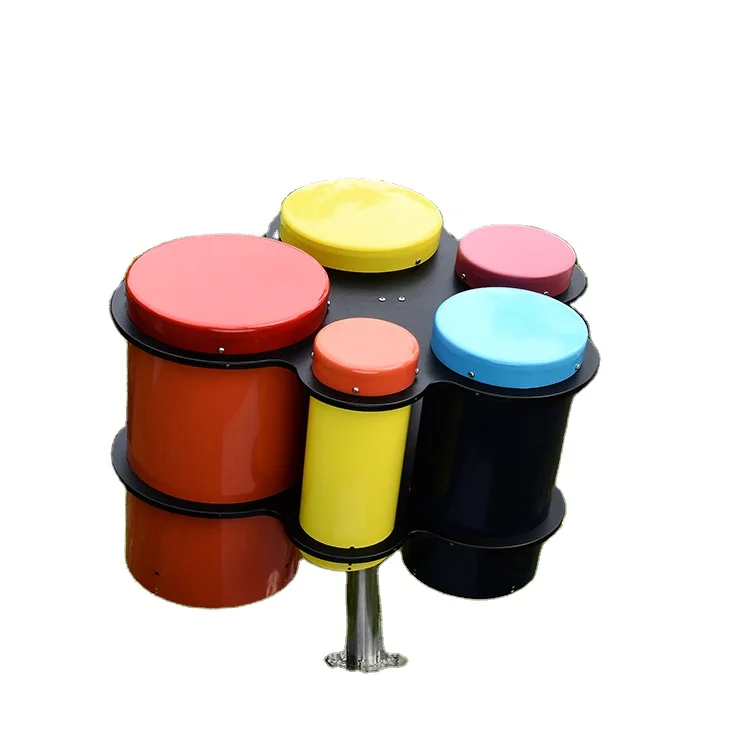 

New Product Outdoor Percussion Instrument Drum Set Music Instrument Playground Equipment Music Children's Intellectual Toys